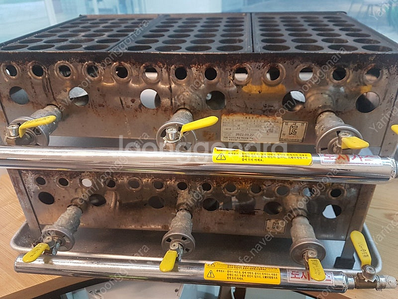 타코야끼 기계+판 3개--0